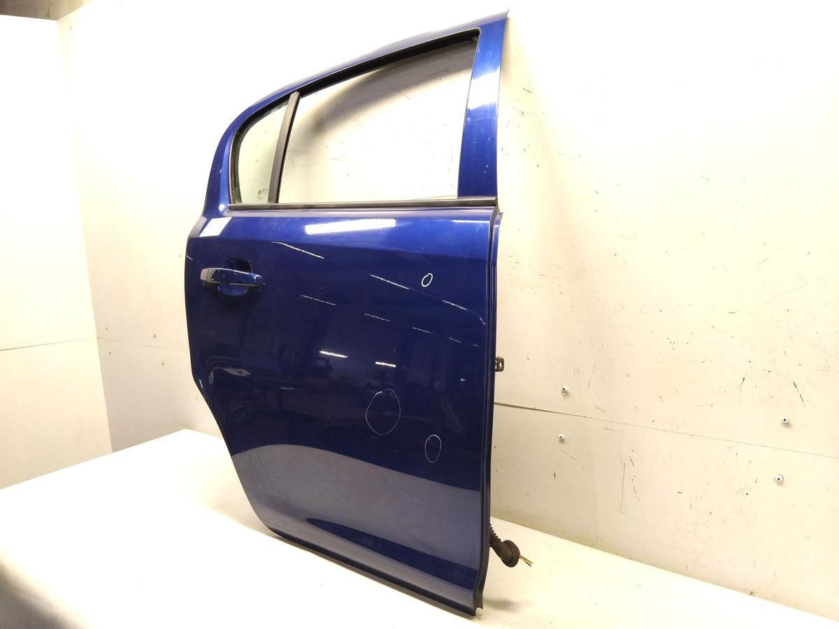 Opel Corsa D T&uuml;r hinten rechts ultrablaumetallic Z21B 4CU Bj.2008