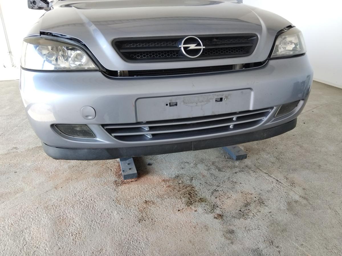 Opel Astra G Cabrio original Stoßfänger Stoßstange vorn BJ2004 Z163 Lichtsilber
