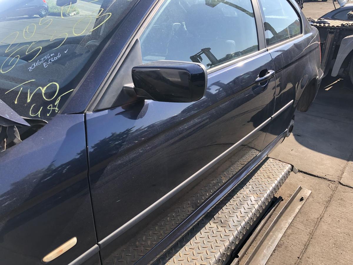BMW E46 Compact original Tür links Fahrer 317 Orientblau Bj 2004
