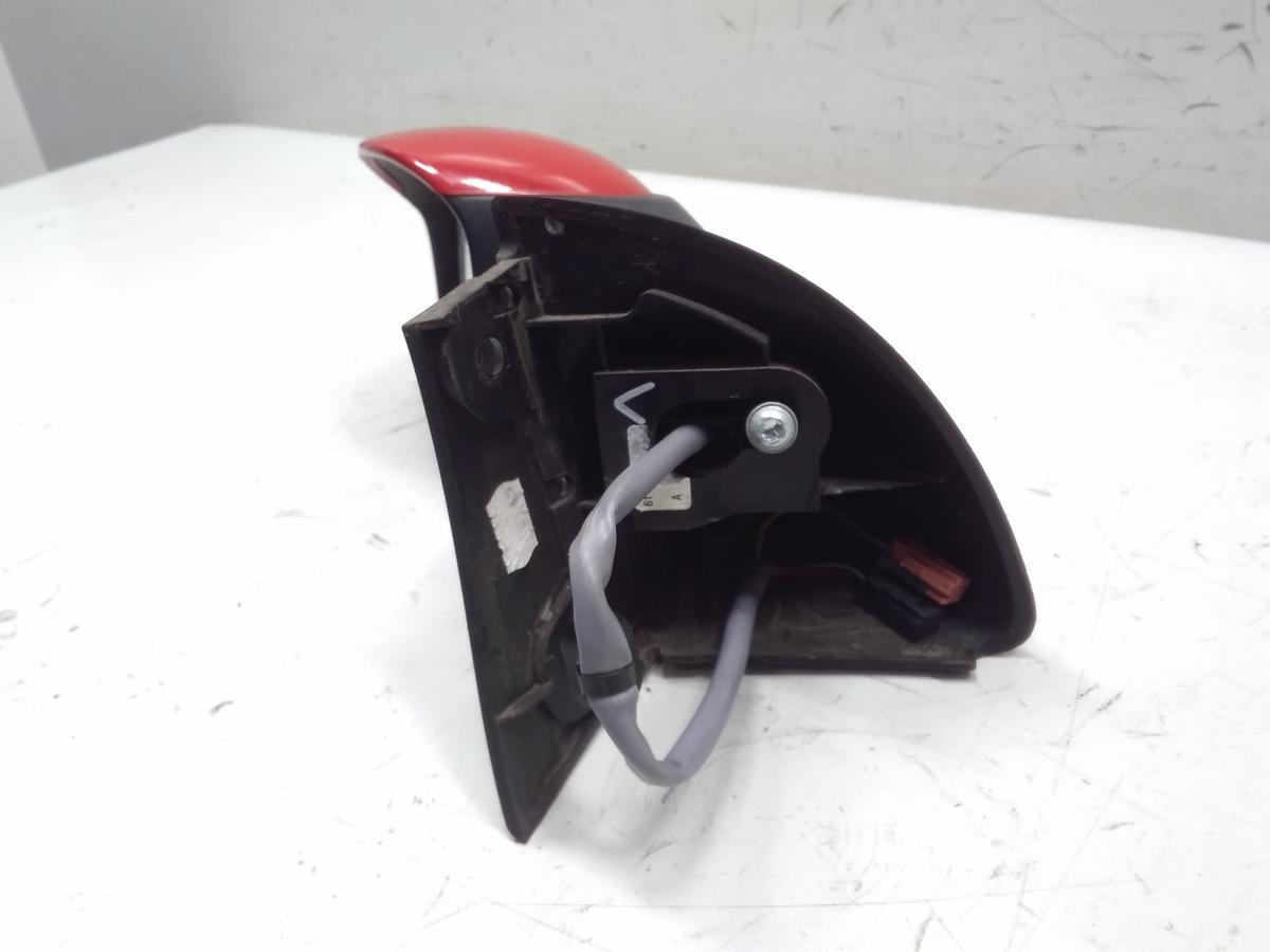 Peugeot 1007 original Außenspiegel links rot elektrisch anklappbar Bj.2005