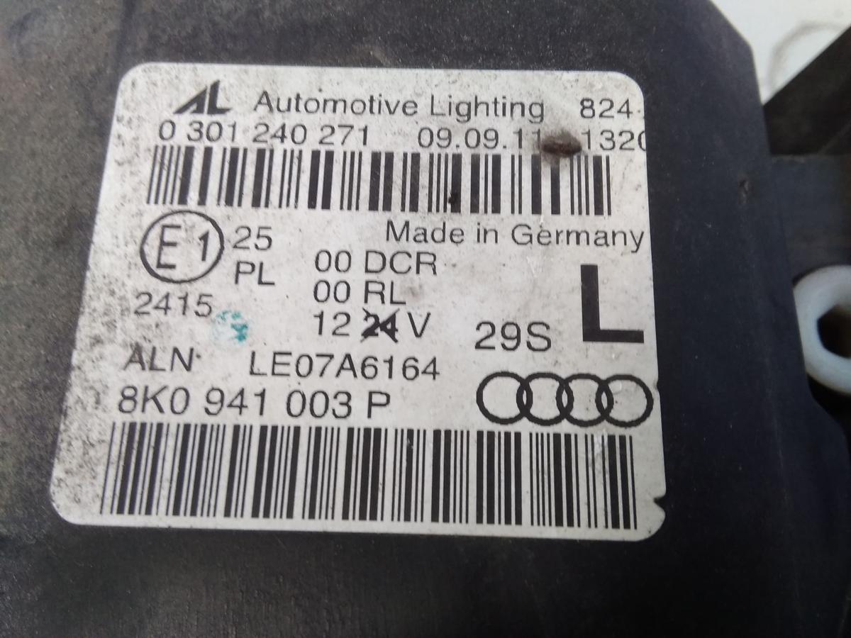 Audi A4 8K B8 original Bi-Xenon Scheinwerfer links mit LED-Tagfahrlicht Bj.2011
