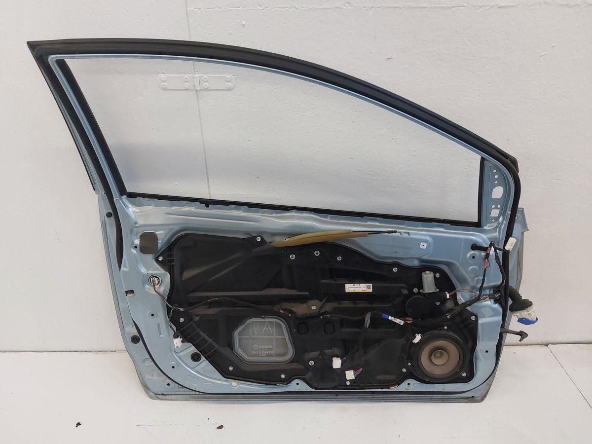 Tür vorn links vom 3 türer Fahrertür Autotür Rohbau hellblau Mazda 2 DE