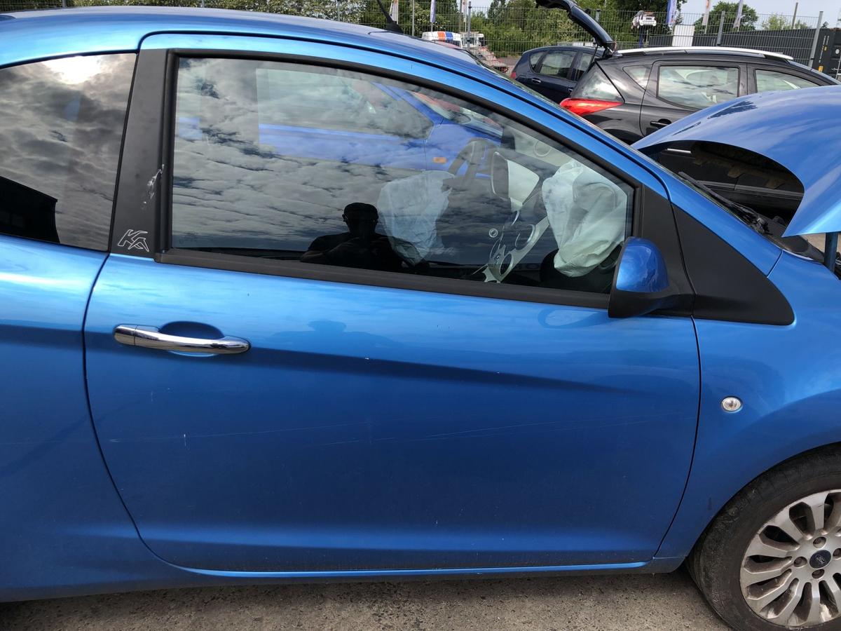 Ford KA RU8 Tür vorn rechts Beifahrertür im Rohbau Dive Blau Autotür