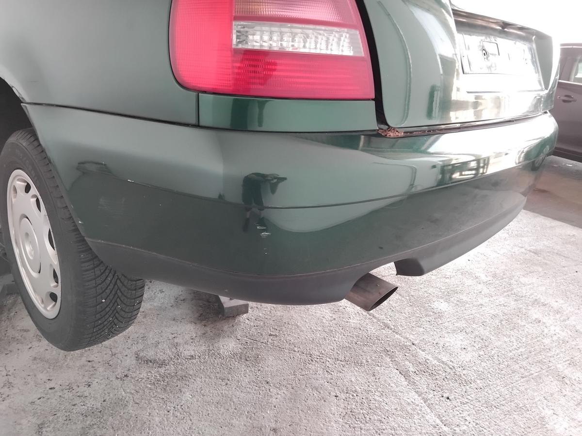 Audi A4 B5 Limousine orig.Stossf&auml;nger Sto&szlig;stange hinten BJ1999 LZ6L Kaktusgr&uuml;nmetallic