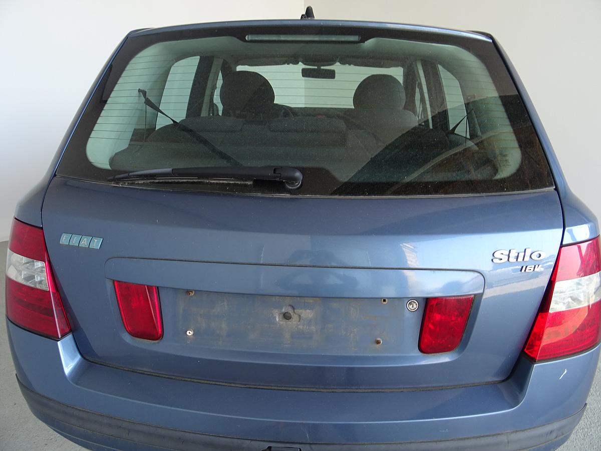 Fiat Stilo original Heckklappe mit Heckscheibe Hellblaumetallic 5-Türer Bj.2002