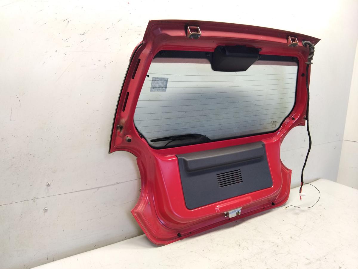 Chevrolet Matiz KLAK Heckklappe rot uni 71U Super Red mit Heckscheibe BJ2009