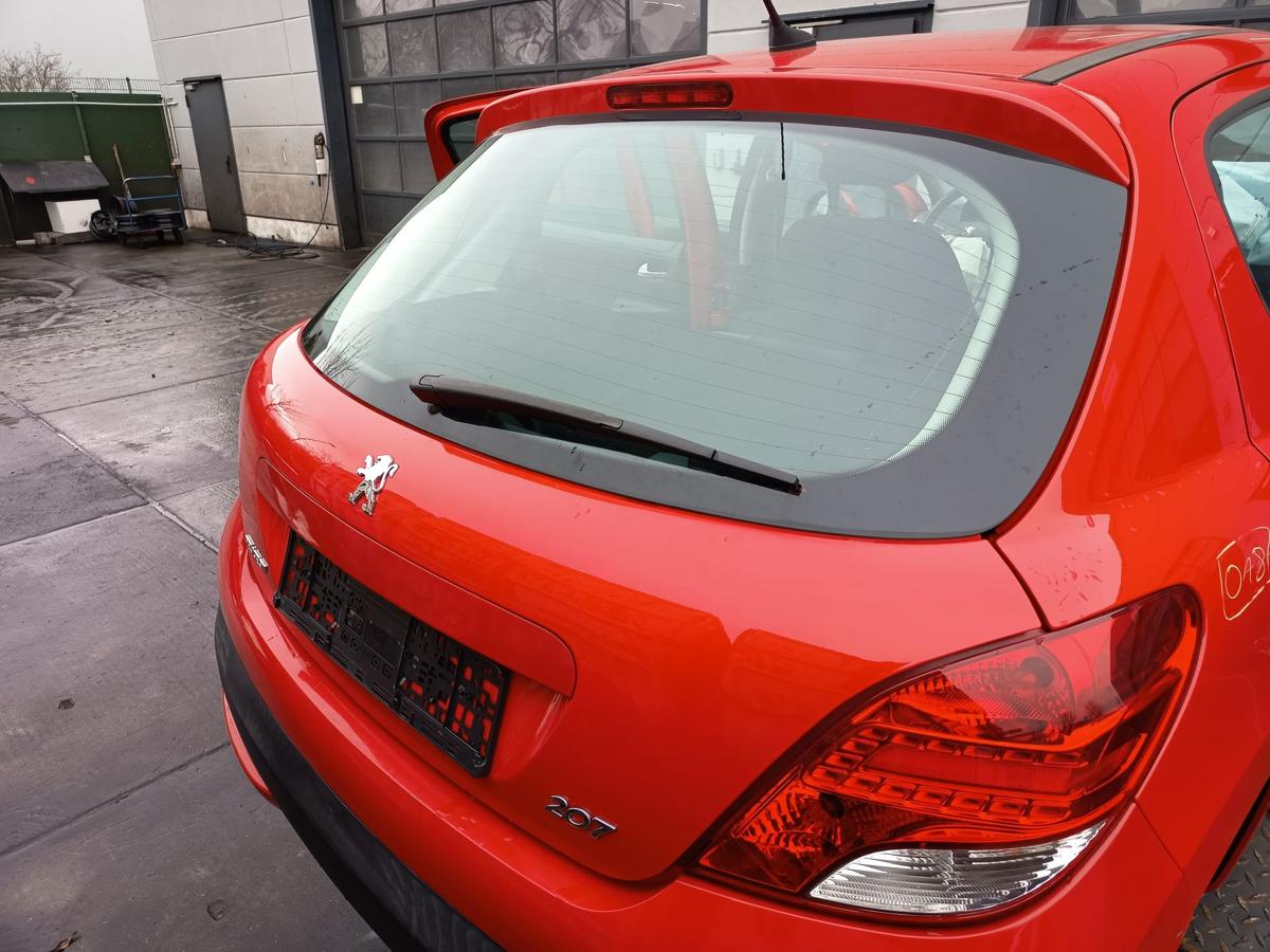 Peugeot 207 original Heckklappe mit Scheibe KKN Nevadarot Bj 2010