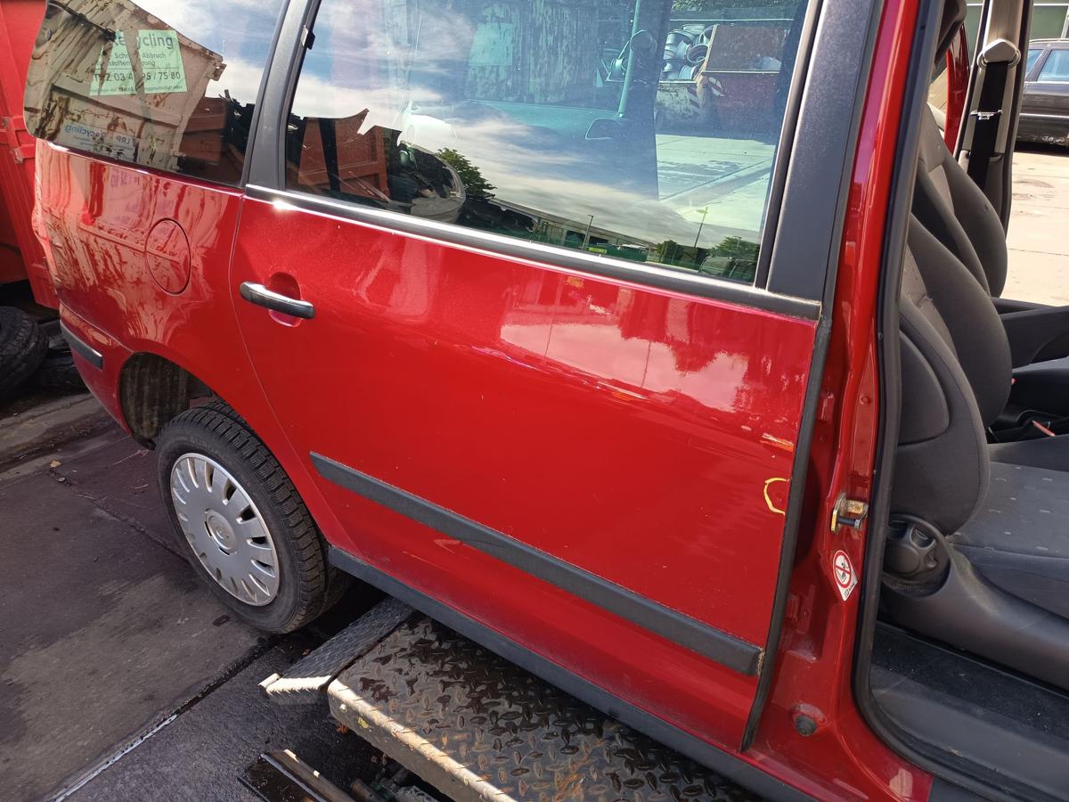 VW Sharan 7M original T&uuml;r hinten rechts Fond K3A Paprikarot Bj 2005