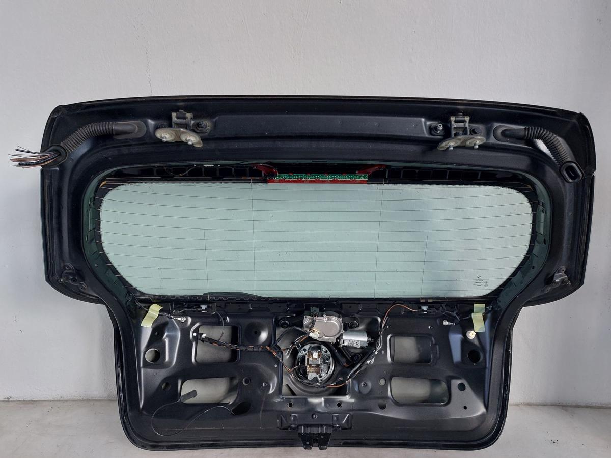 BMW 1er E87 LCI Heckklappe mit Heckscheibe 5 t&uuml;r Kofferklappe 668 schwarz II