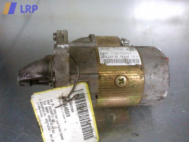 Fiat Seicento Anlasser Starter 63102020 Denso BJ2001