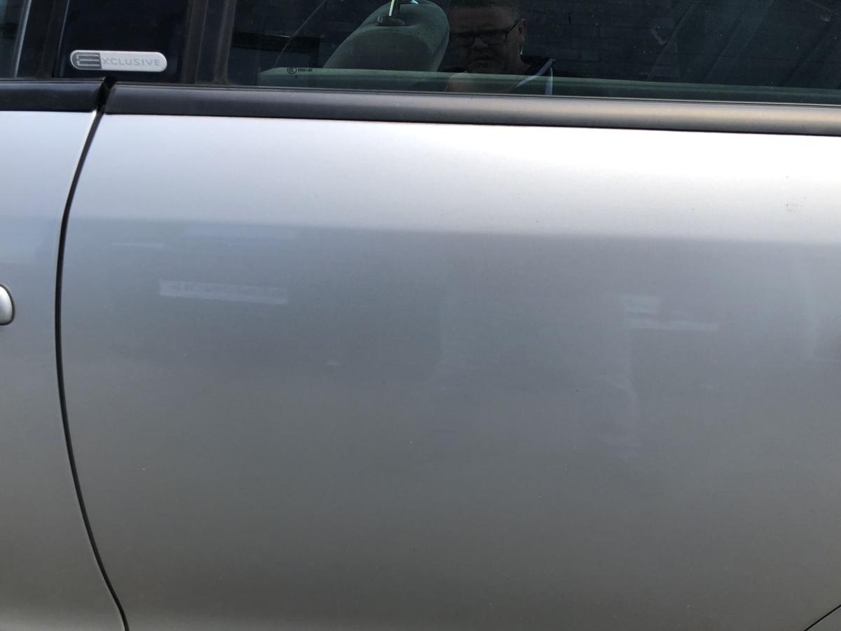 Citroen C4 Typ L T&uuml;r hinten links Fondt&uuml;r im Rohbau EZR Aluminium Grau Metallic
