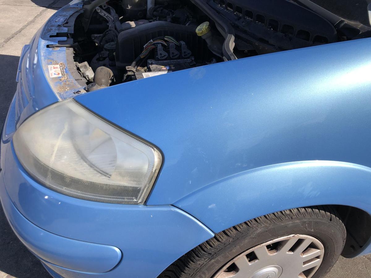 Citroen C3 Typ F Kotfl&uuml;gel vorn links Fahrerseite Fender KMY Lucia Blau Metallic