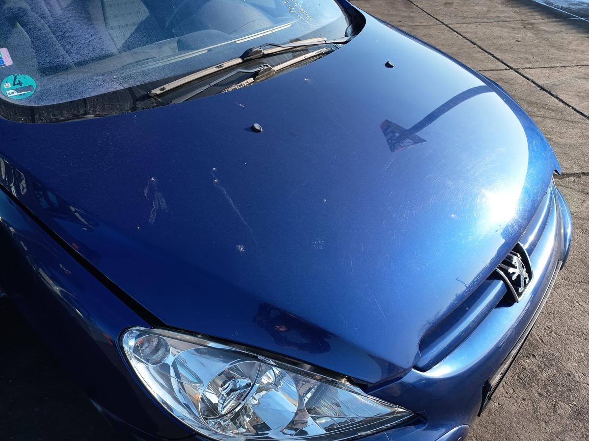 Peugeot 307 original Motorhaube Klappe/Deckel vorn/Front EGE Chinablau Bj 2004