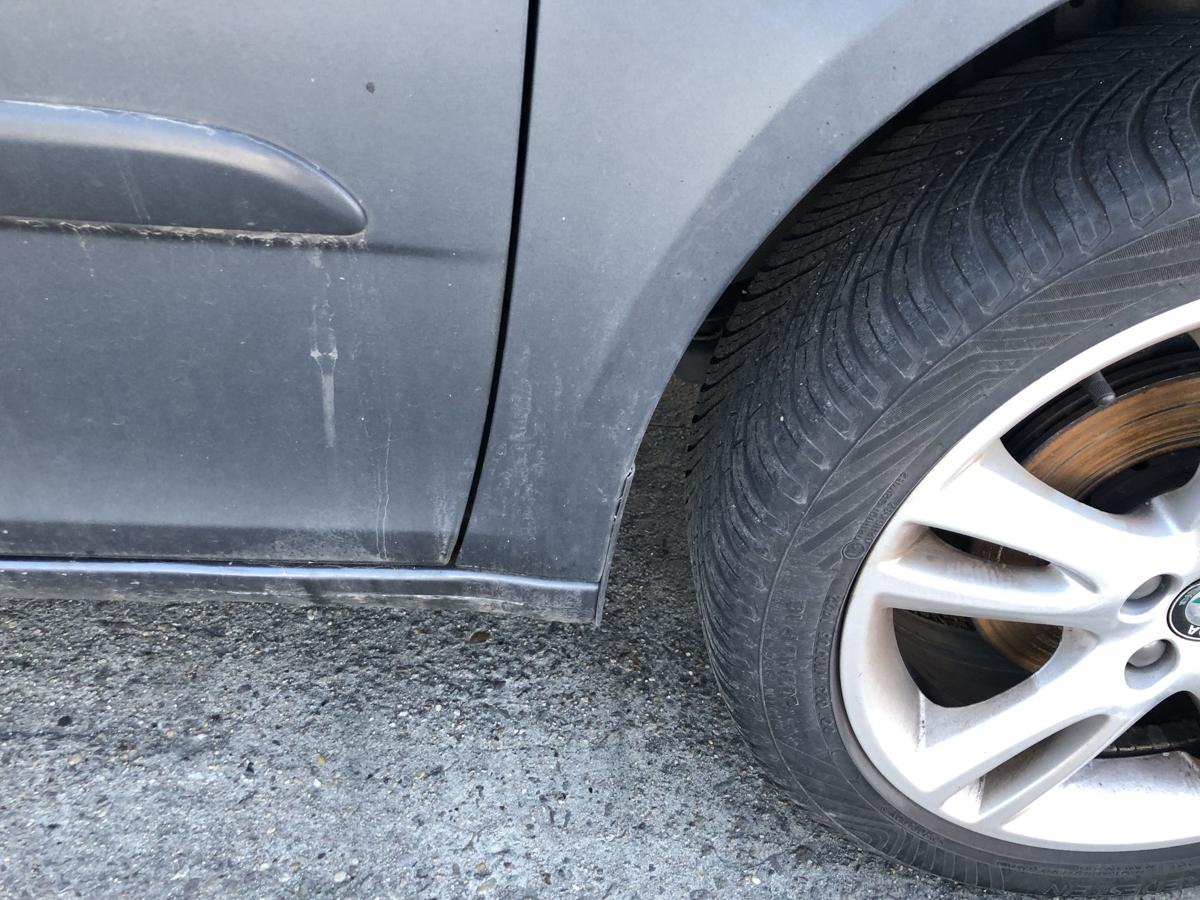 Skoda Fabia 5J Kotfl&uuml;gel rechts Beifahrerseite LF8J Antracit Grey 2006 bis 2014