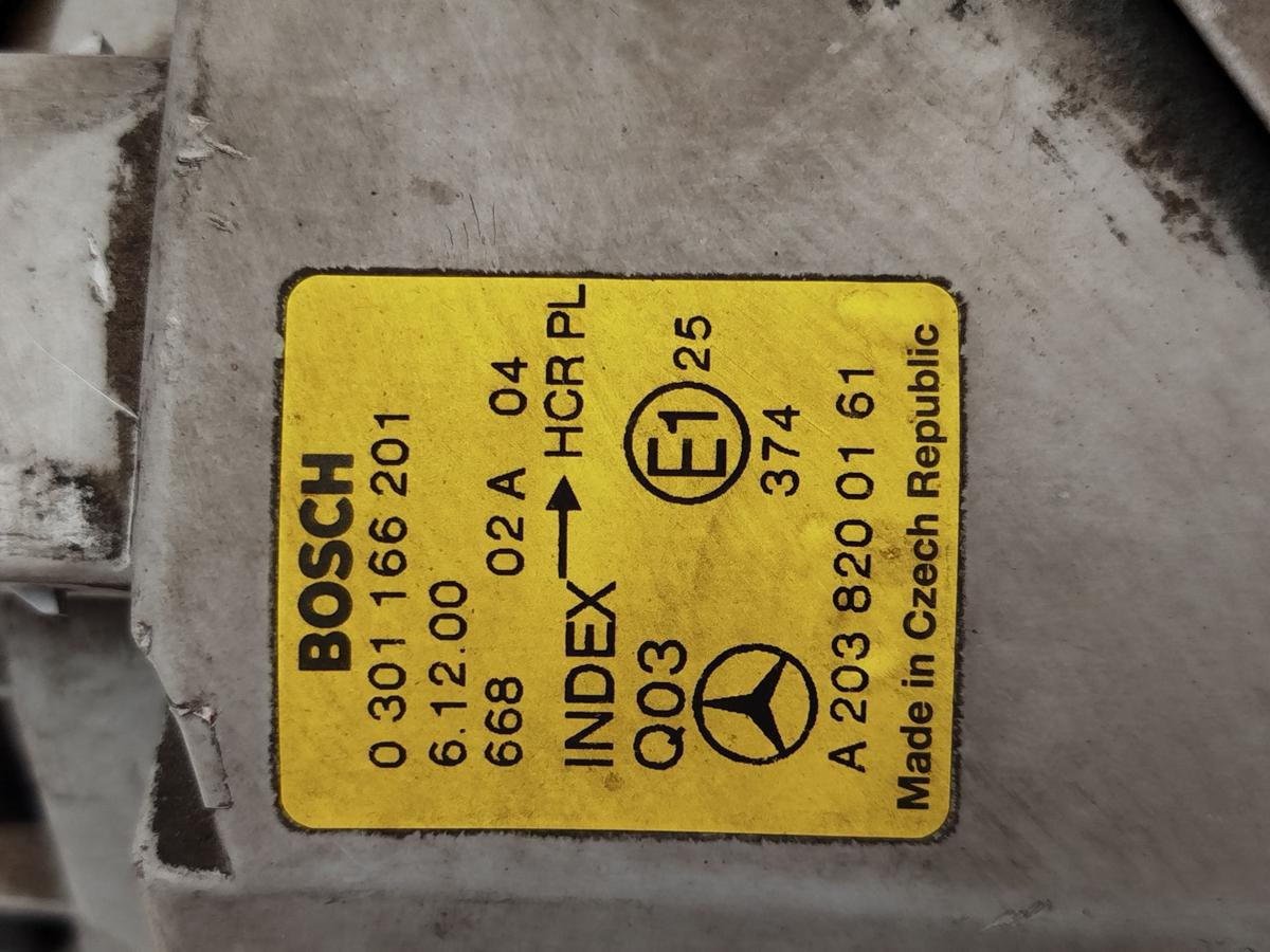 Mercedes C Klasse W203 Scheinwerfer links Frontscheinwerfer Halogen bis 2004