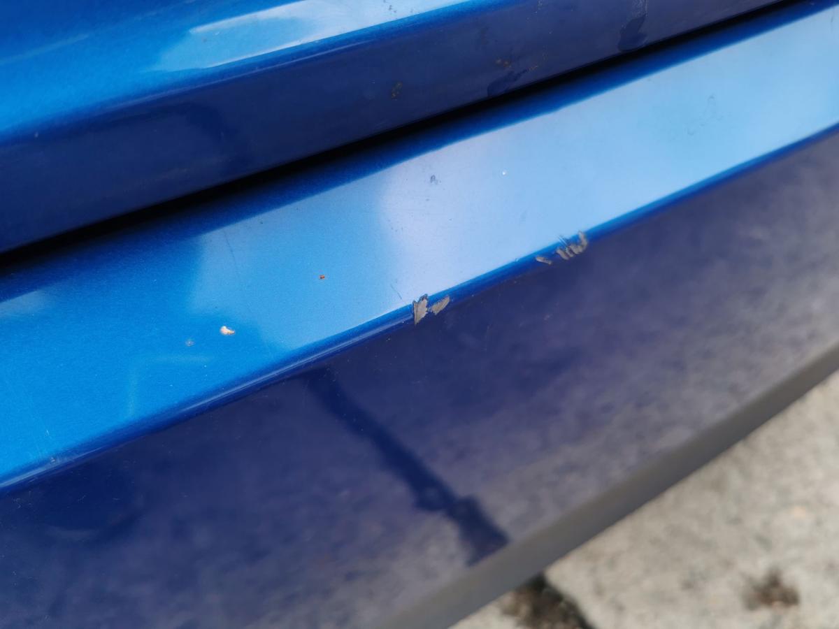 Chevrolet Spark M300 Stossfänger Stossstange Bumper hinten GCT Moroccan Blue met