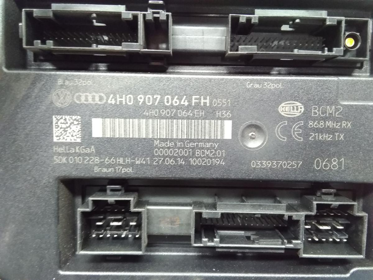 VW Touareg 2 7P original Bordnetzsteuerger&auml;t 4H0907064FH BCM2 Bj.2015