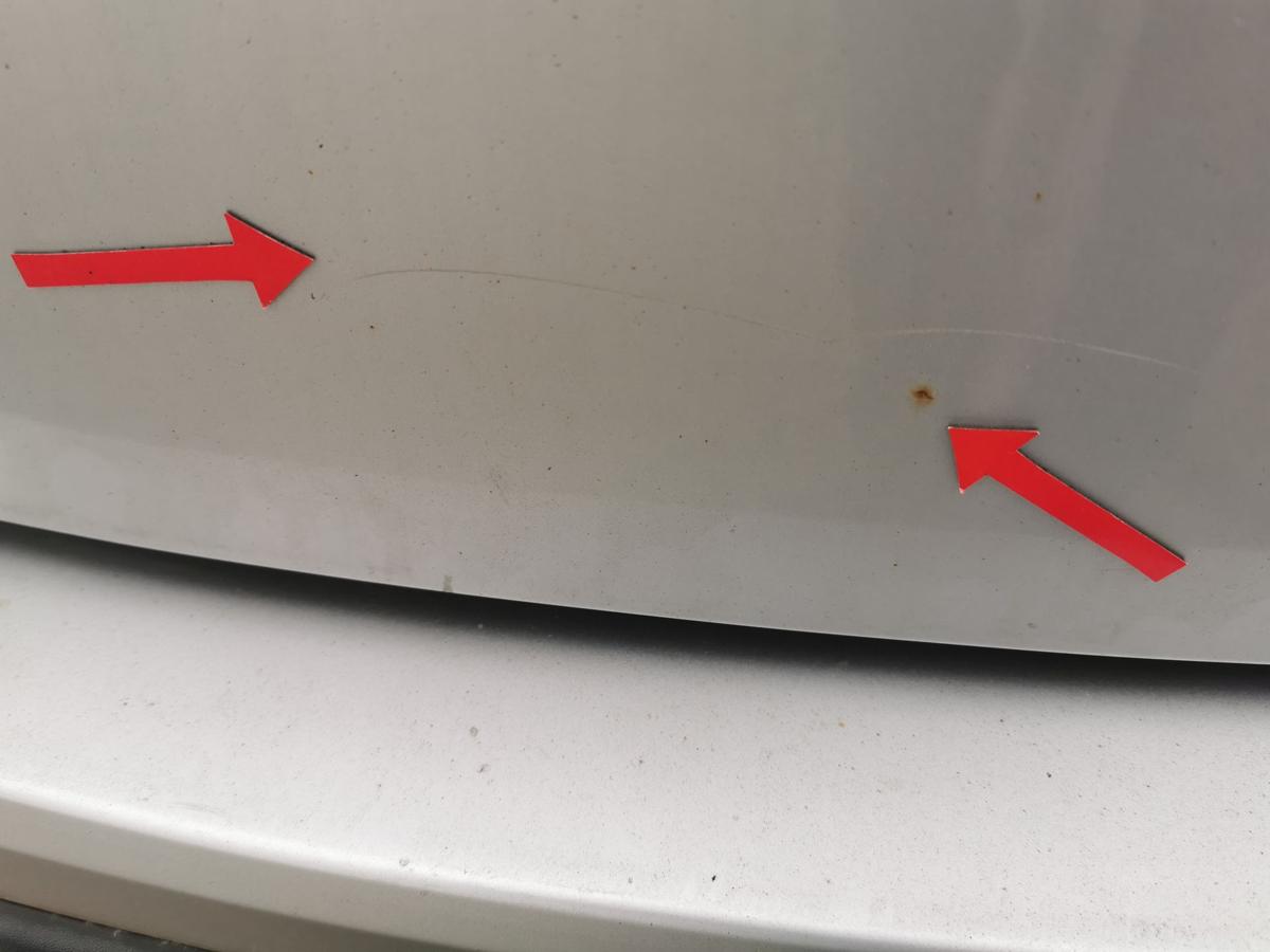 Opel Corsa C Heckklappe mit Scheibe Klappe Deckel hinten 3trg Rohbau Z157