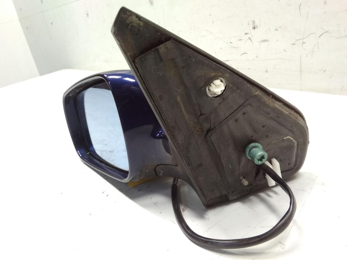 VW Bora original Au&szlig;enspiegel links elektrisch&beheizt BJ2001 LB5N indigoblau
