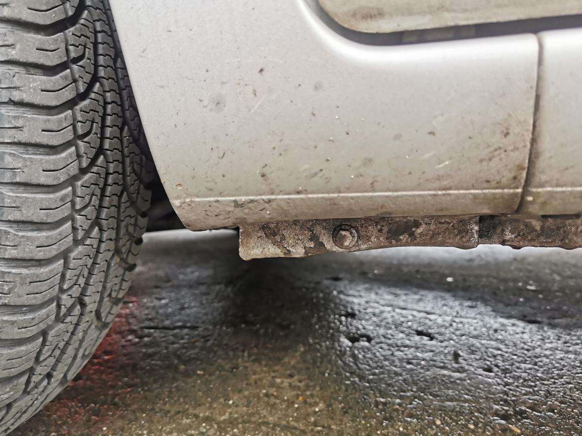 Fiat Panda 169 Kotflügel Fender Seitenwand vorn links 647 Grigio Steel Metallic