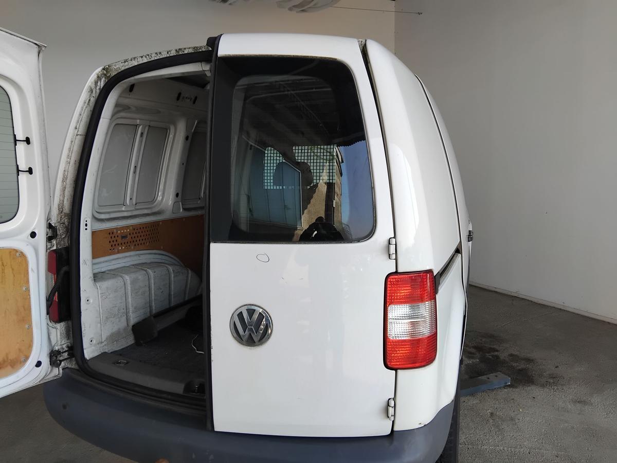 VW Caddy 2K Heckfl&uuml;gelt&uuml;r Heckt&uuml;r rechts LB9A Candywei&szlig; mit Scheibe BJ2005