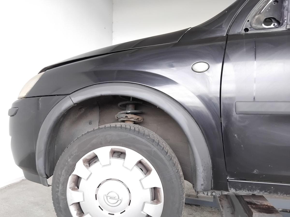 Opel Combo C original Kotflügel vorn links 2HU saphirschwarzmetallic Z20R BJ2008
