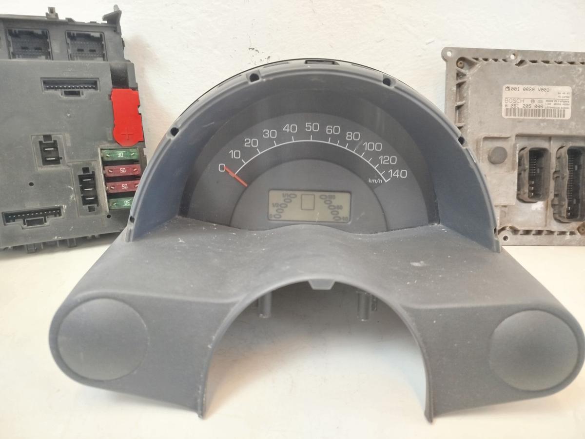 Smart ForTwo 450 Cabrio Tacho Motorsteuerger&auml;t SAM Kombiinstrument 599ccm 45kw