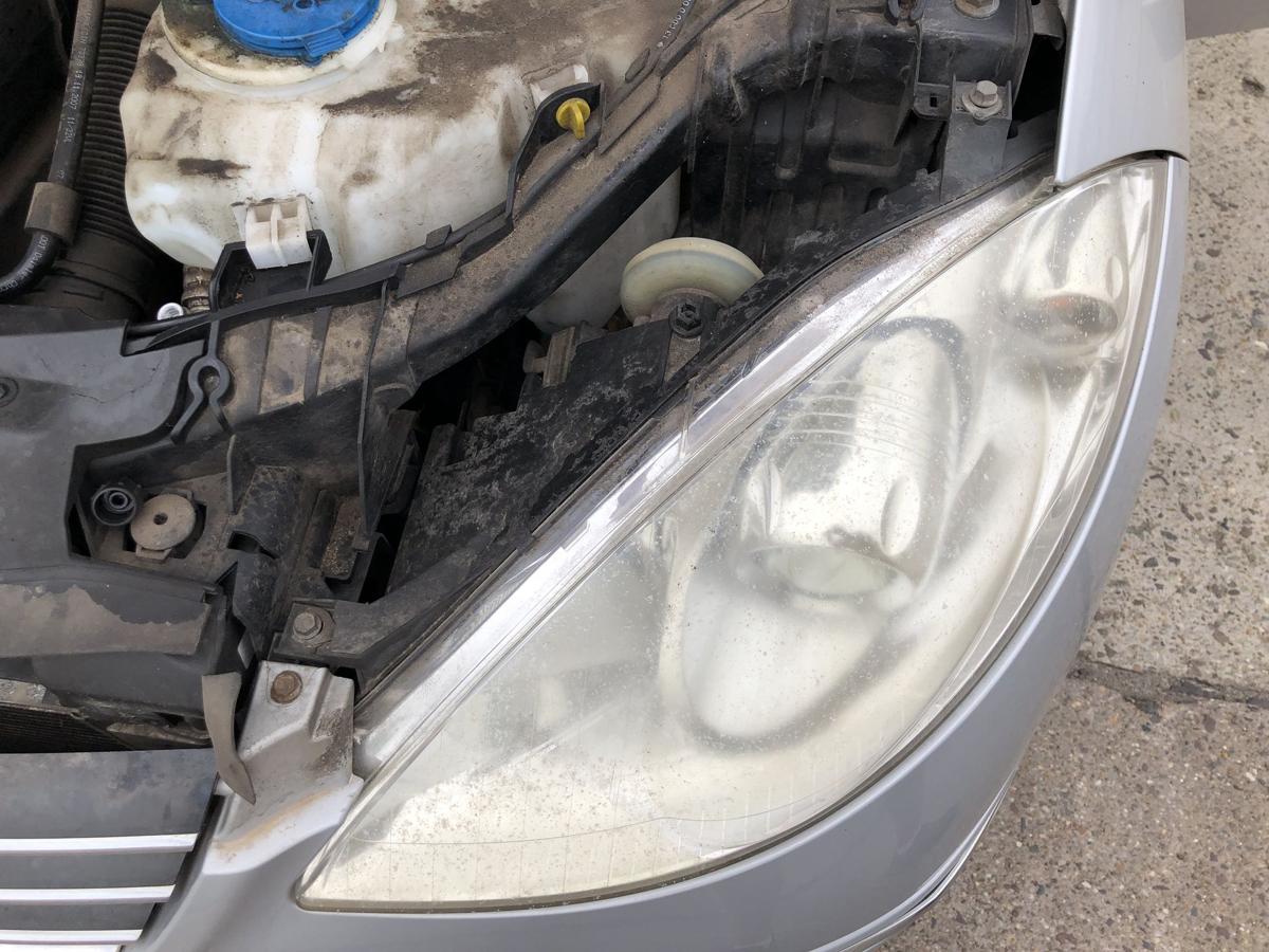 Mercedes A-Klasse W169 Scheinwerfer links Hauptscheinwerfer Halogen Tr&uuml;bung