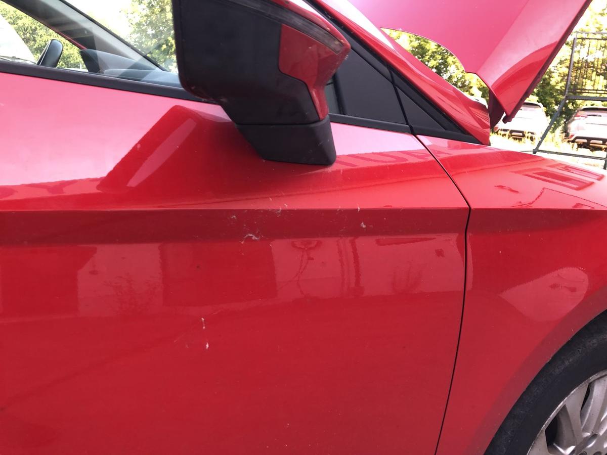 Seat Leon 5F T&uuml;r vorn rechts Beifahrert&uuml;r nur f&uuml;r 3 t&uuml;rer LS3H Emocion Rot