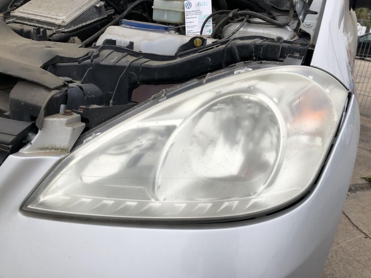 Mercedes A-Klasse W169 Scheinwerfer links Hauptscheinwerfer Halogen Mopf Tr&uuml;b