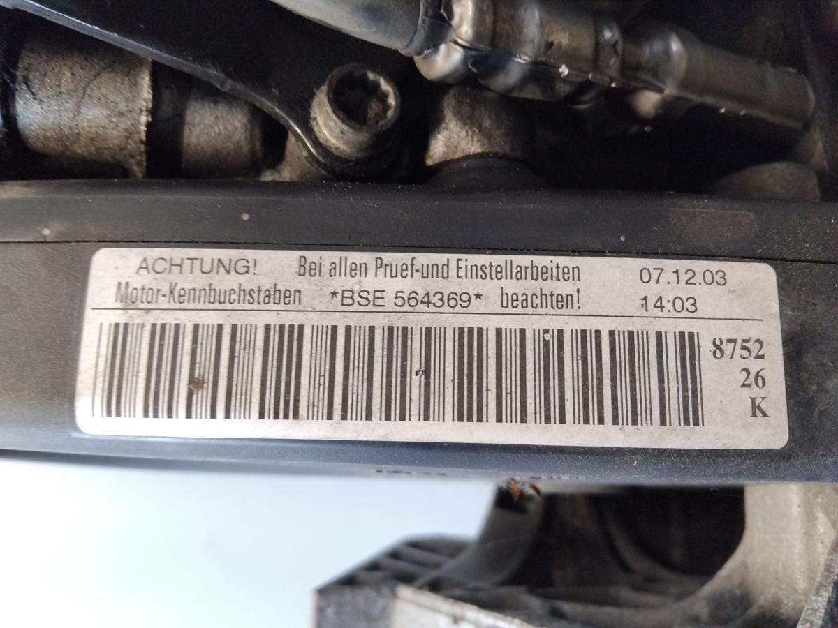VW Golf 5 1K Motor Engine BSE 1.6 75kw 147252km BJ2007