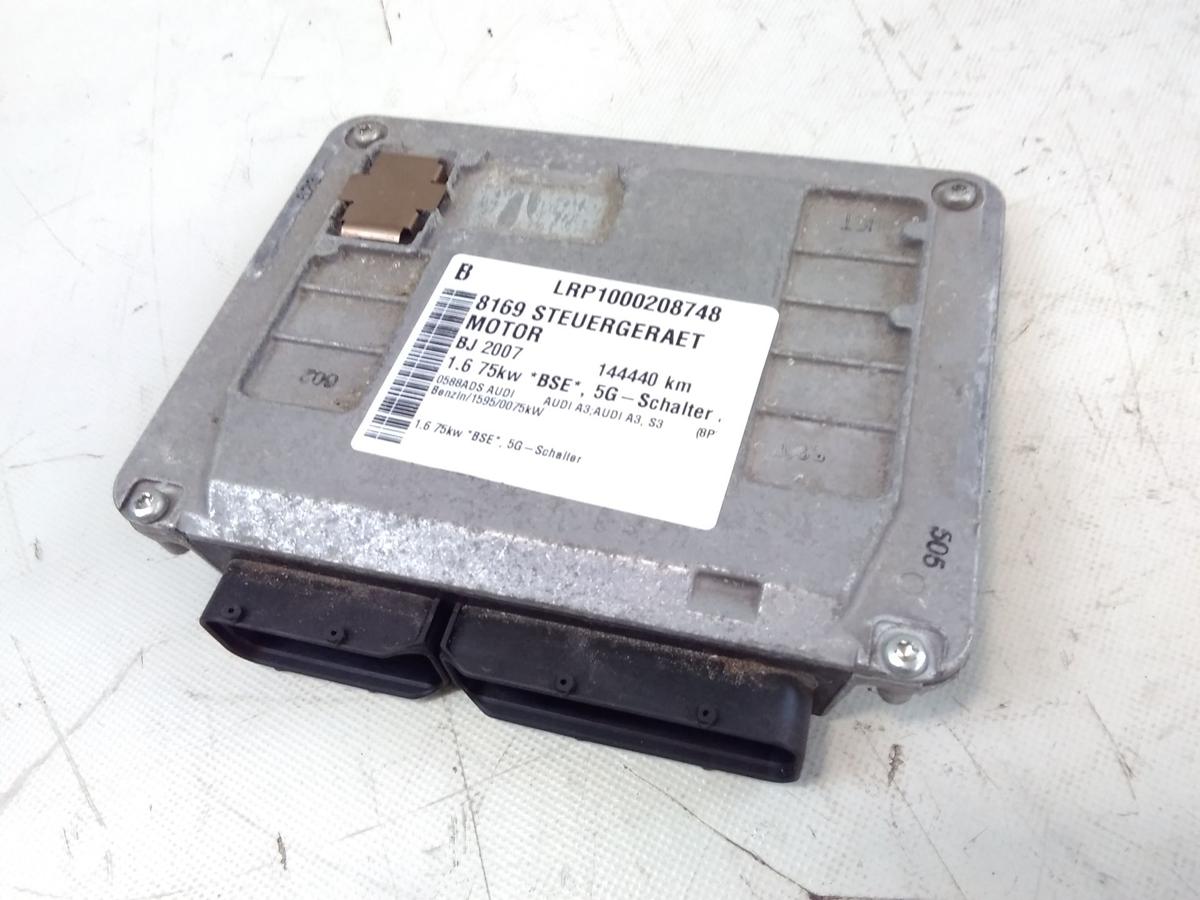 Audi A3 8P original Motorsteuerger&auml;t 06A906033EH 5WP40323 1.6 75kw BSE BJ2007