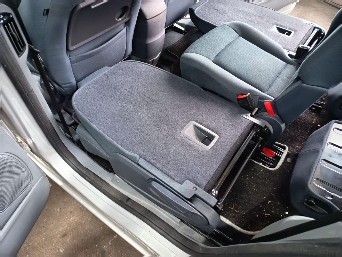 Ford S-Max 1 original Sitz hinten links Reihe 2 Stoff blau/grau Bj 2009