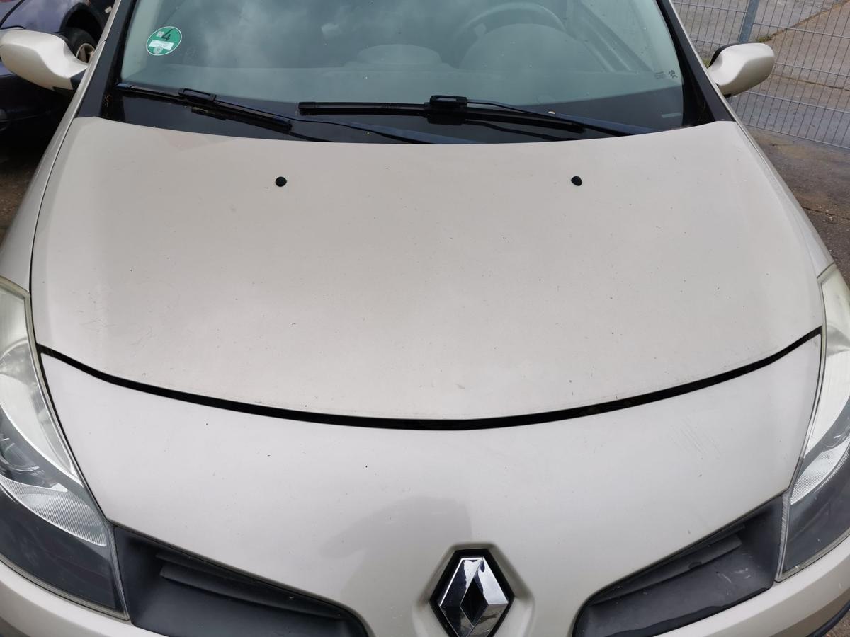 Renault Clio III Motorhaube Haube Klappe Deckel Bonnet vorn TED11 Beige Pepper
