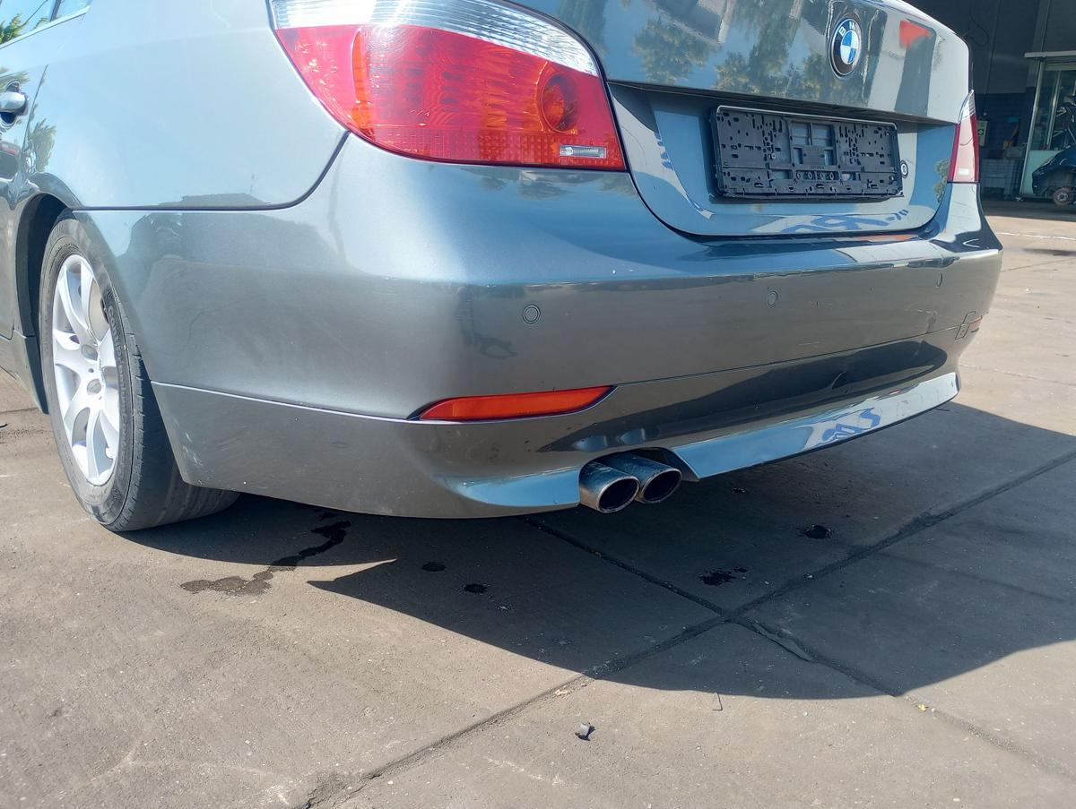 BMW 5er E60 original Stoßstange hinten Stoßfänger Limo A36 Titangrau Bj 2005