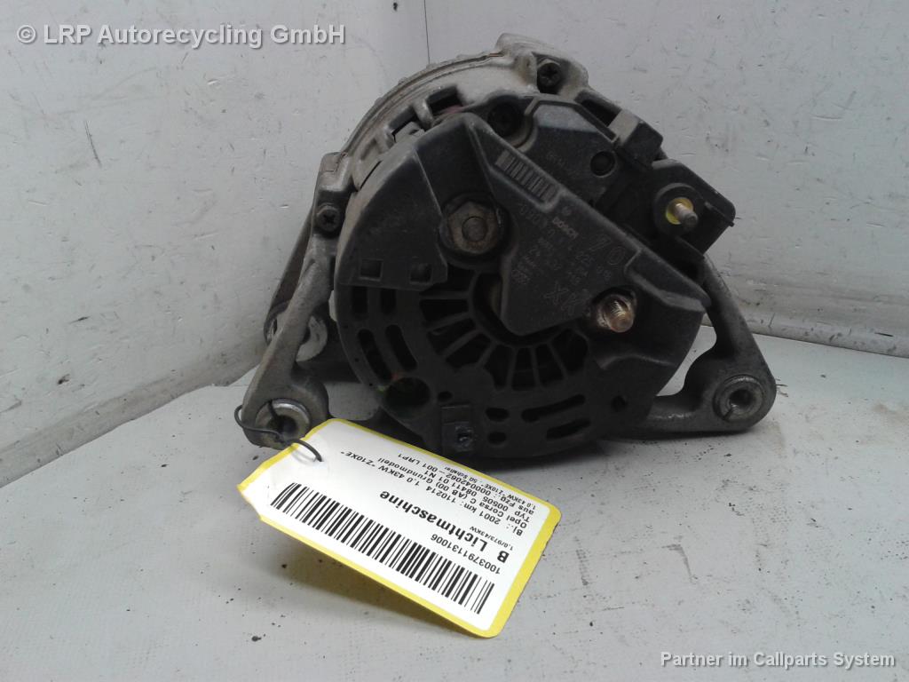 Opel Corsa C original Lichtmaschine Generator 0124225018 BOSCH BJ2001