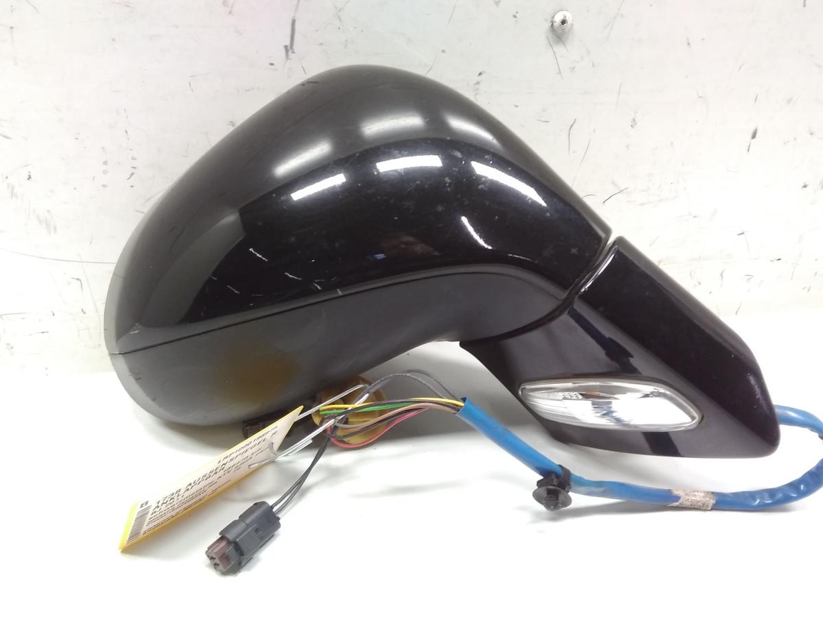 Peugeot 308 orig.Au&szlig;enspiegel rechts elektrisch anklappbar 6+2+2 PIN BJ2011 KTV black perla nera