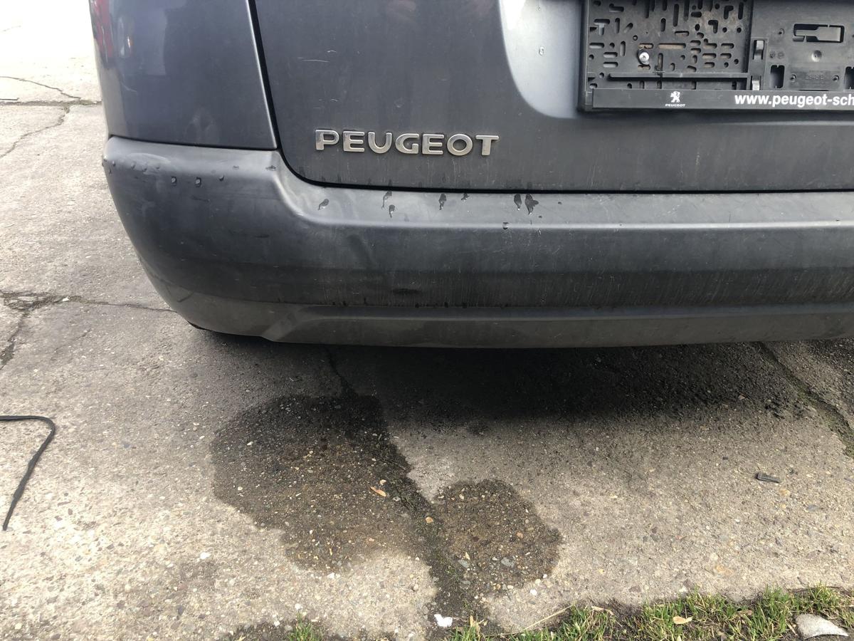 Peugeot 207 SW Typ WE Sto&szlig;f&auml;nger hinten Hecksch&uuml;rze Hecksto&szlig;stange KTH grau