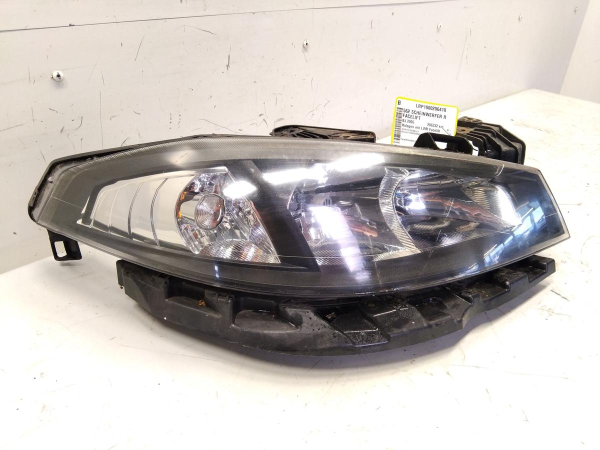Renault Laguna 2 Scheinwerfer rechts Halogen mit LWR Facelift BJ2006