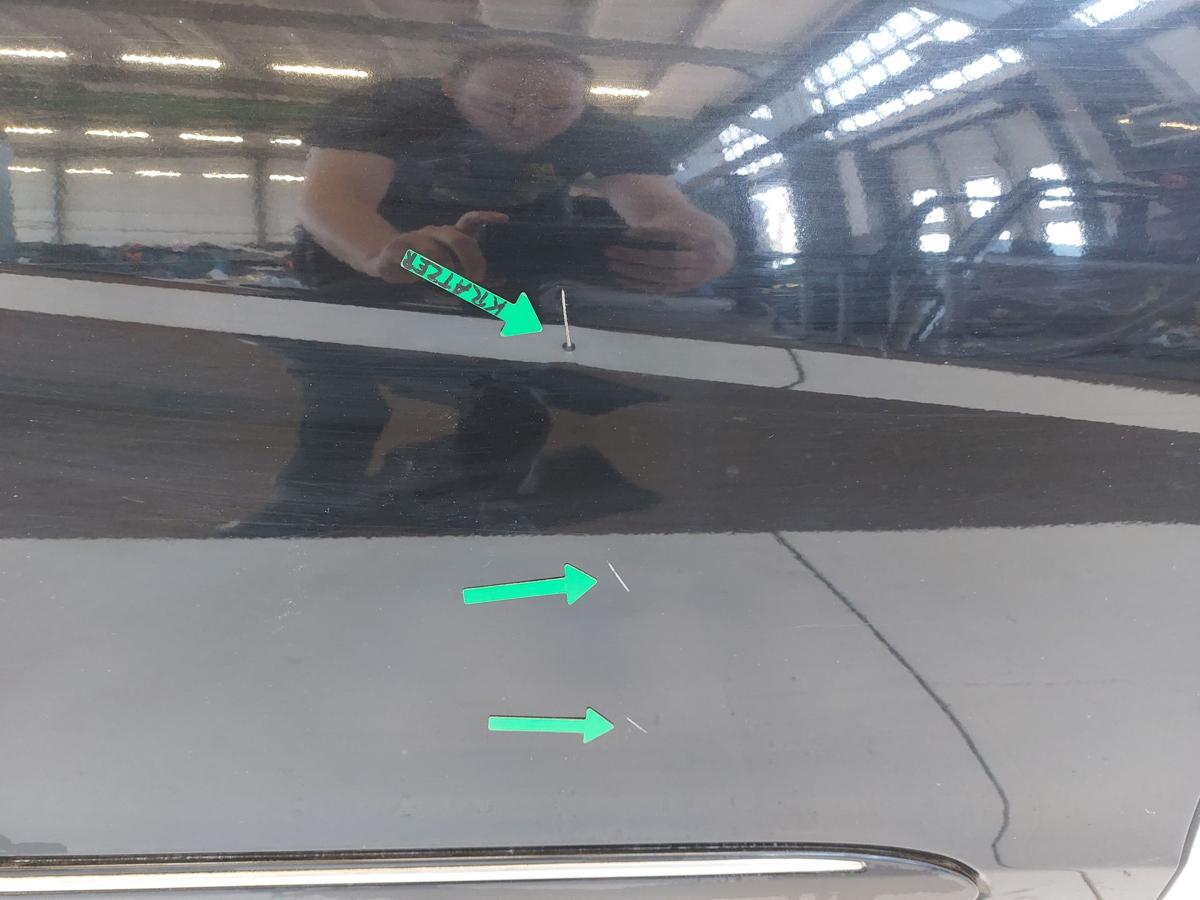Mercedes R Klasse W251 Tür vorn rechts Beifahrertür obsidianschwarz Roh