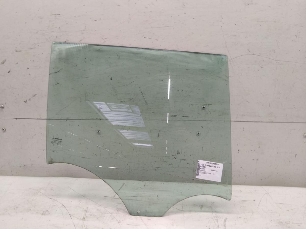 Renault Megane 2 Grandtour original T&uuml;rscheibe hinten rechts gr&uuml;ncolor BJ2009