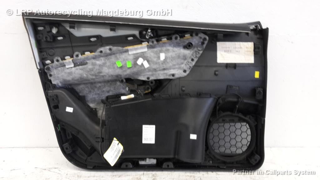 VW Passat 3C Variant Bj.07 Türverkleidung Leder schwarz vorn rechts