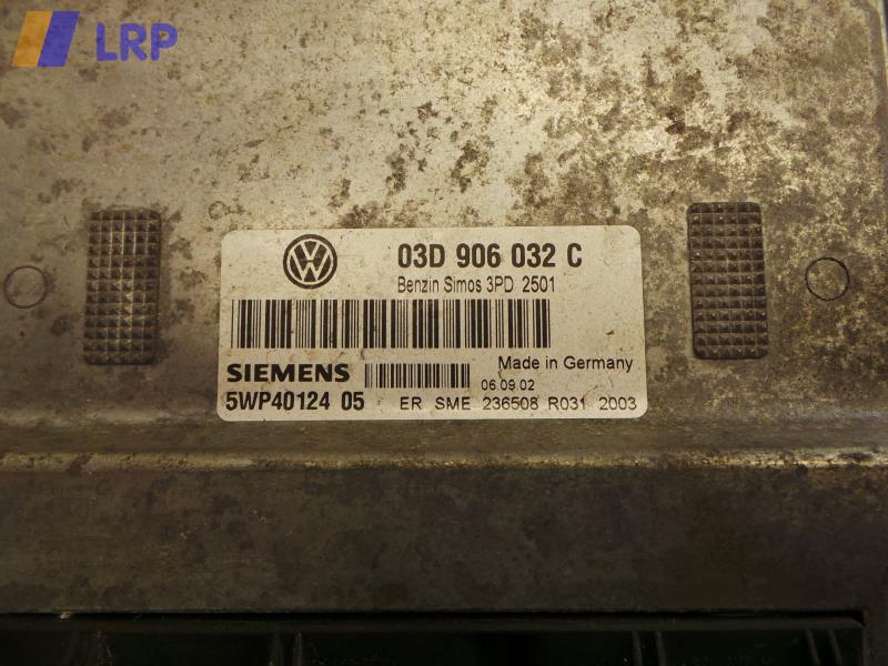 Steuergeraet Motor 03D906032C VW Polo 9N 1.2 40kw 5WP4012405