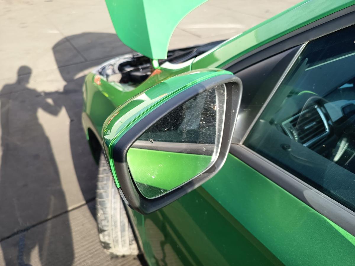 Skoda Rapid original Aussenspiegel links elektrisch F6Z Rallye gr&uuml;n Bj 2015