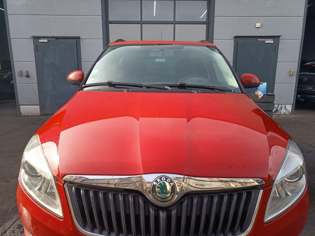 Skoda Fabia 5J orig Motorhaube Klappe Front LF3K Rot ab 2010