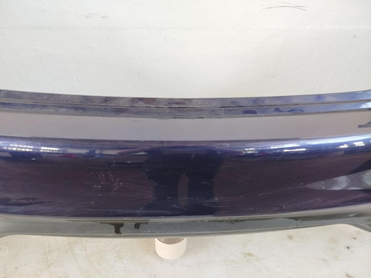 Nissan Pulsar C13M Stoßfänger hinten Stoßstange ohne PDC RBR Blue Perl Schaden