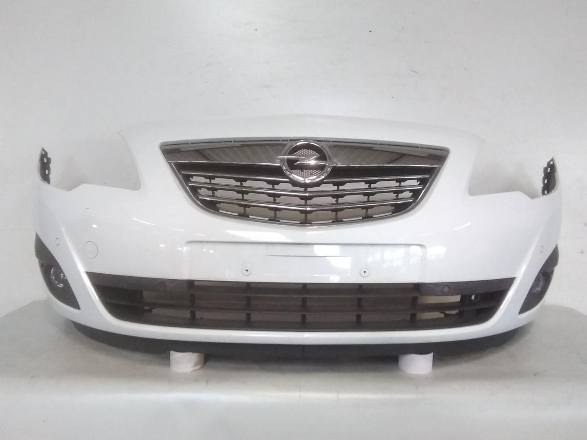 Opel Meriva B original Stoßfänger Stoßstange vorn mit PDC&Grill BJ2011 weiss