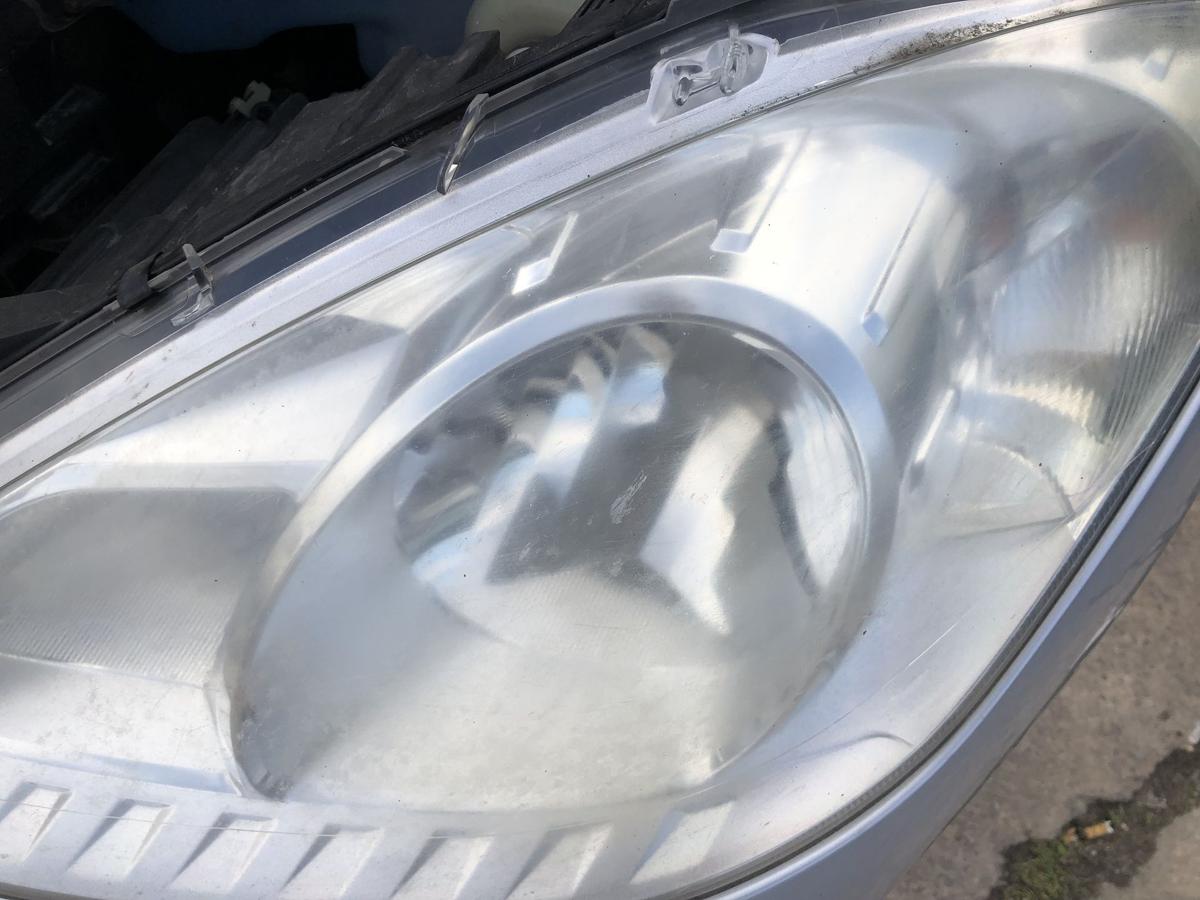 Mercedes W169 A Klasse Mopf Scheinwerfer links Frontscheinwerfer Halogen Tr&uuml;b