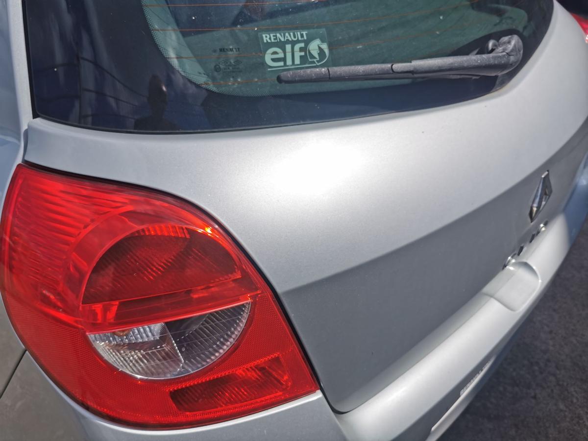 Renault Clio III R Heckklappe Klappe Deckel hinten 3trg TED69 Gris Platine Met