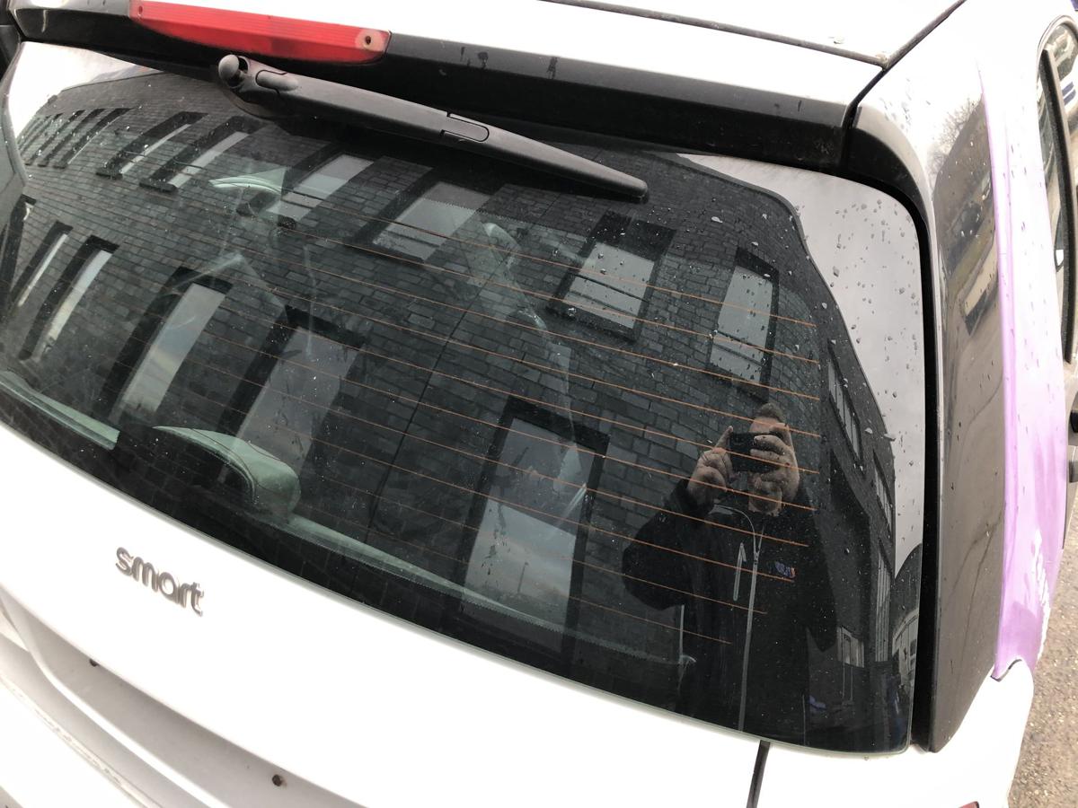 Smart 451 Mopf Heckscheibe mit Heizung Scheibe hinten Colorglas